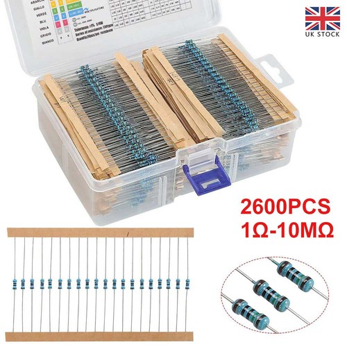 2600pcs resistors assortment - 2600pcs,