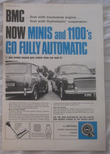 1965 bmc 1100 - mini, original