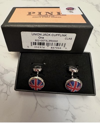 Thomas pink cufflinks - thomas,