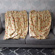 Pair of Heavy Window Curtains