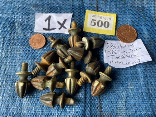 Brass clock feet display - brass,