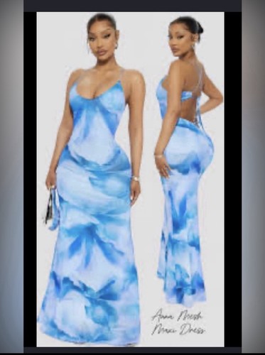 Fashion nova anna mesh maxi - fashion,