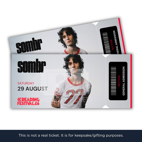 Sombr reading 2026 tour - sombr, |