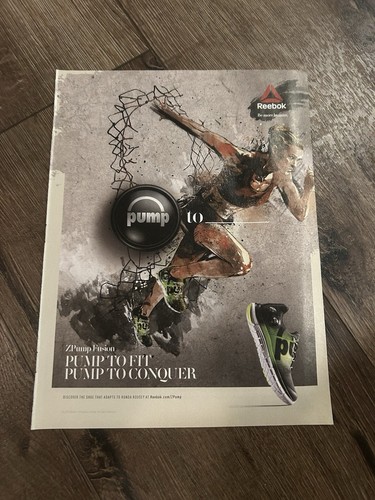 Reebok pump fusion poster - fusion,