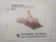 WHEEL HORSE ATTACHMENT &