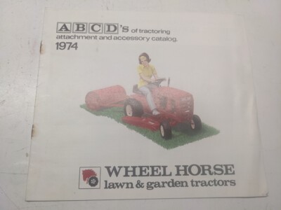 Wheel horse attachment - wheel, &