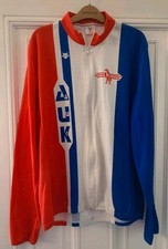 Mens Vintage Audax UK Cycling Jersey Size  44 inch Chest ***RARE*** Long Sleeve