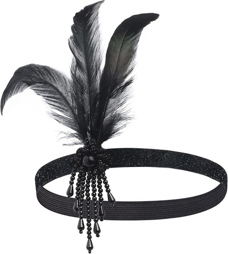 Babeyond 1920s flapper feather - flapper,