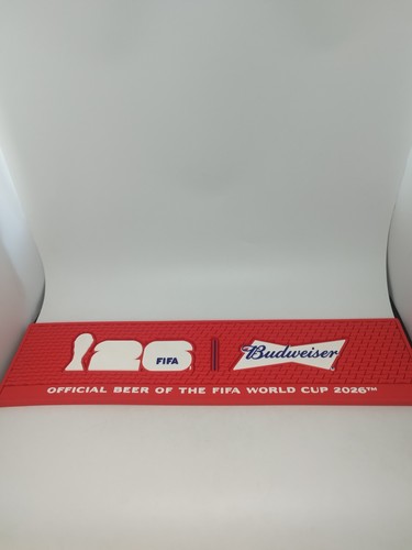 Budweiser rubber beer mat bar - budweiser,