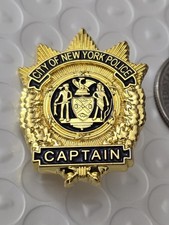 NYPD Captain Mini Badge