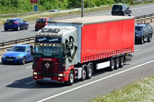 Truck photo 12x8 scania 164l - truck,