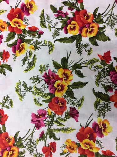 Fabric freedom f558 - f558, pansy