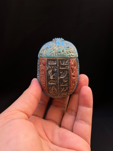 Egyptian scarab beetle - egyptian,
