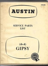 ORIGINAL AUSTIN GIPSY FACTORY WORKSHOP MANUAL & PARTS LIST- large file
