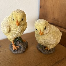 Easter Chicks Pair Resin Baby