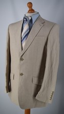 Mens Beige Fellini Pure Linen