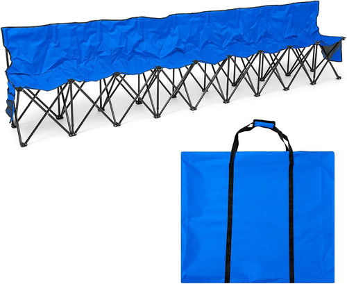 Seater folding soccer bench - soccer,
