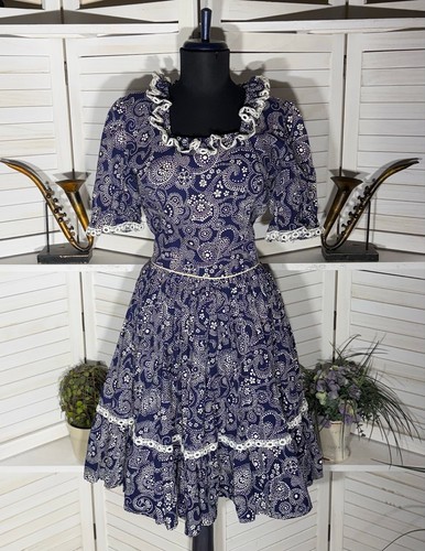 Vintage 60s dress western - 60s,