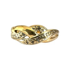 Diamond Twist Ring Vintage 8ct