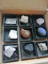 9pc Crystal Specimen Mineral