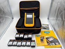 Dymo XTL500 Label Printer Inc x 10 Cassettes Tape Cable Wrap Heat Shrink Vinyl