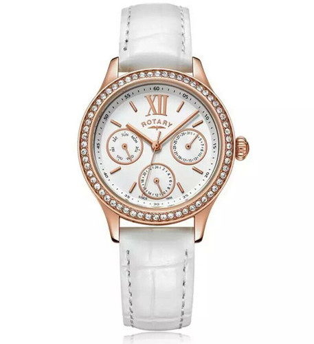 Rotary ladies white strap - ladies,