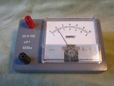 MICRO AMMETER, VINTAGE {PHYSICS} by UNILAB, (PHILIP HARRIS)