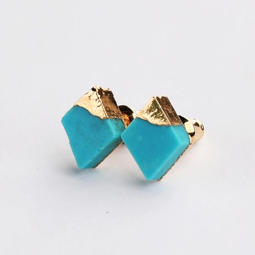 Pair natural turquoise - pair,