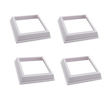 4 Packs 4 Inch Vinyl Post