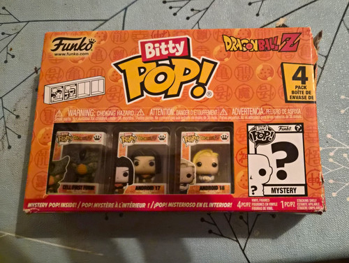 Funko bitty pop dbz - bitty, 4-pack