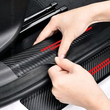4x Car Door Plate Sill Scuff