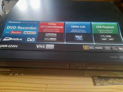 Panasonic dmr ez49v dvdplayer - panasonic,