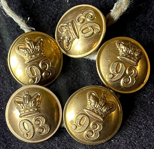 Rare 93rd regiment foot - regiment,