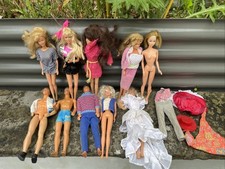 Barbie Dolls Sindy Ken Twist Turn Day to Night Clothing Bundle Philippines 1966