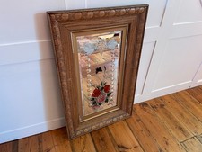 Vintage Reverse Painted Mirror