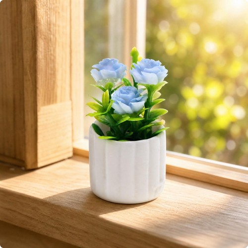Miniature artificial rose - artificial,