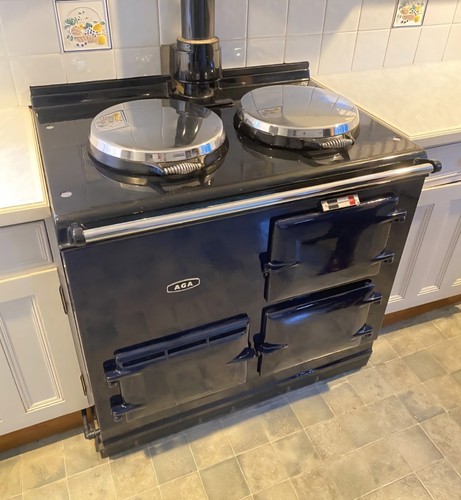 Aga freestanding blue enamel - aga,