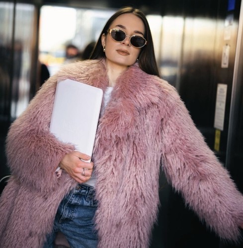 Zara collection faux fur - zw,