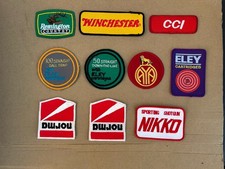 Job Lot Clay Shooting Hunting Patches Badges Eley Remington Winchester AYA