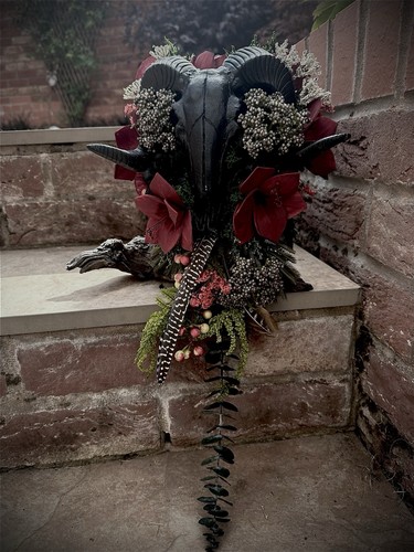 Artificial floral bouquet with - artificial,