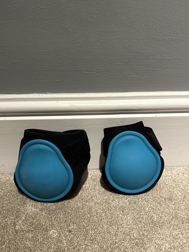 Hkm blue fetlock boots - hkm,