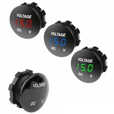 12V -24V LED Digital Display Voltmeter Voltage Gauge Meter For Car Motorcycle