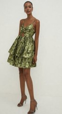 Oasis Green Jacquard Cut-out