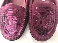 Markon Womens Sequin Flats