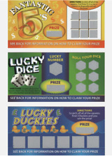 Joke Lotto Tickets - 3x Fake