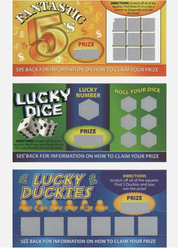 Joke lotto tickets 3x - lotto,