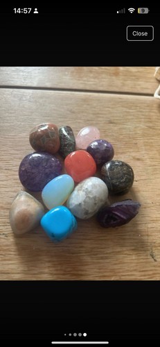 Healing chakra crystals - 12,