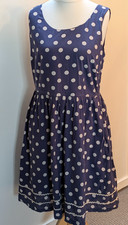 100% Cotton Spot Dress By Cath
