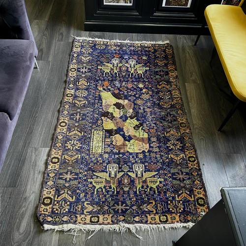 Vintage antique persian afghan - vintage,