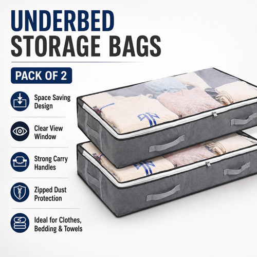 5pcs large underbed storage - large,